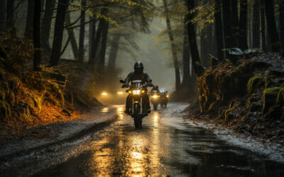Les conseils pour rouler à moto sous la pluie